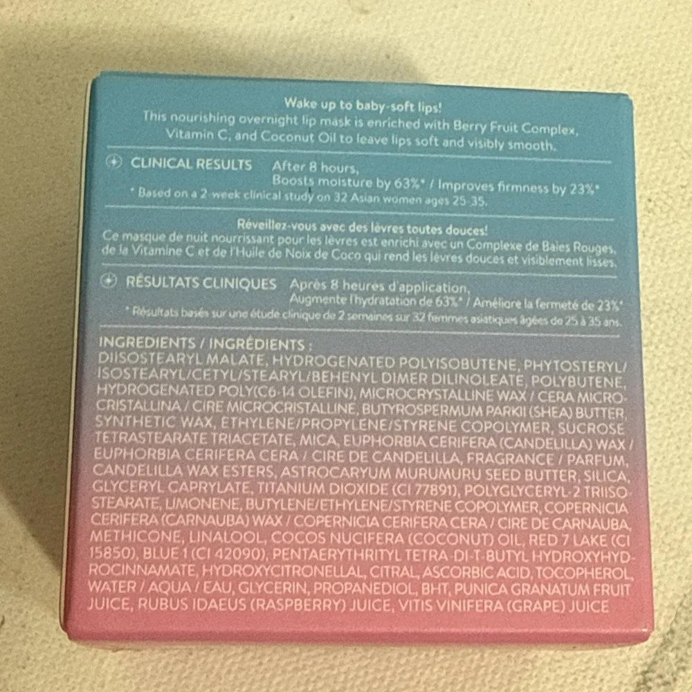 Discontinued Retired Rare Laneige Cotton Candy Lip Sleeping Mask New In Box